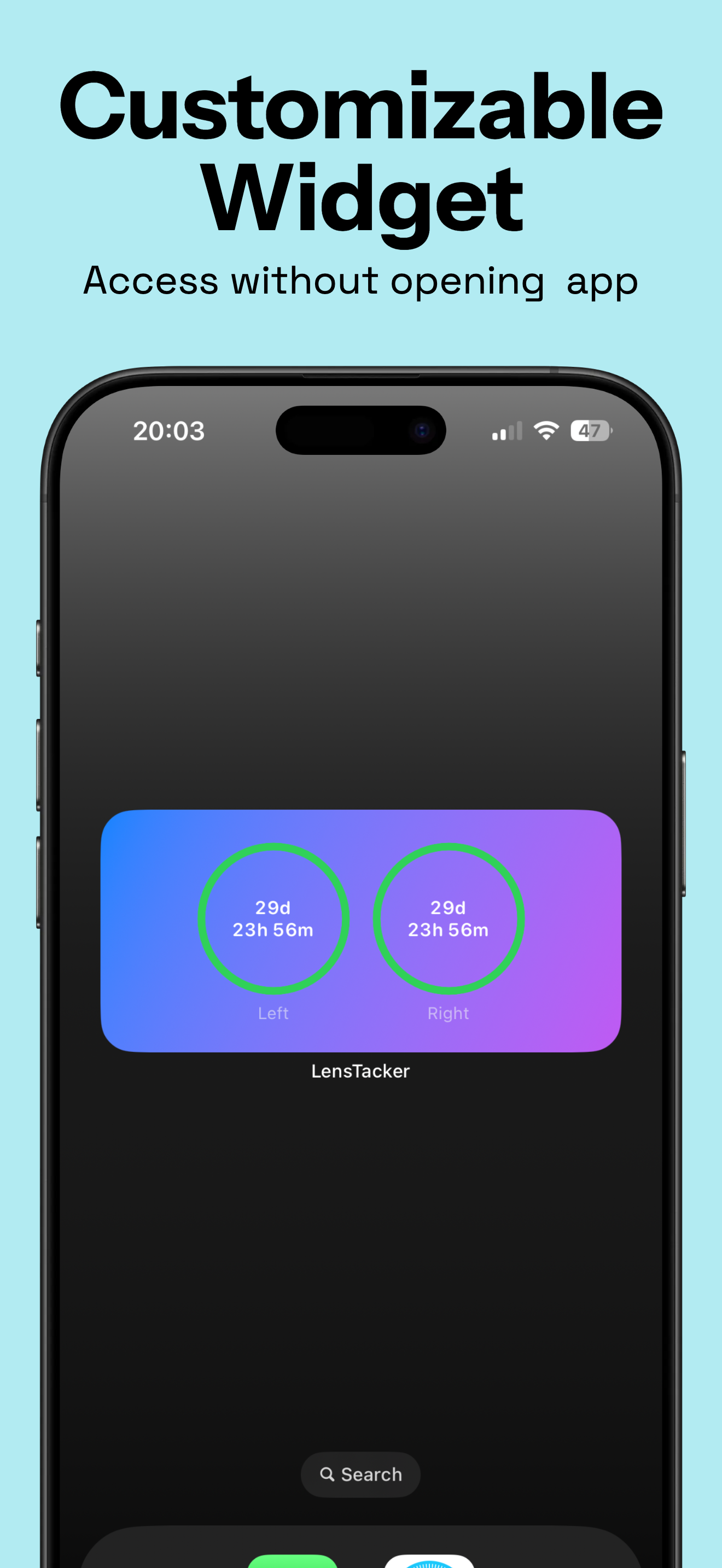 Lens Tracker Features